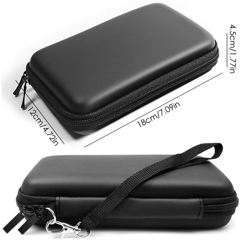 AFUNTA Protective Cases Compatible New 2DS XL with Screen Protectors, AFUNTA 1 Crystal Clear Case and 1 EVA Carrying Case for Console, with 2 Pcs Anti-Scratch Tempered Glass Films for Screens - Image 4